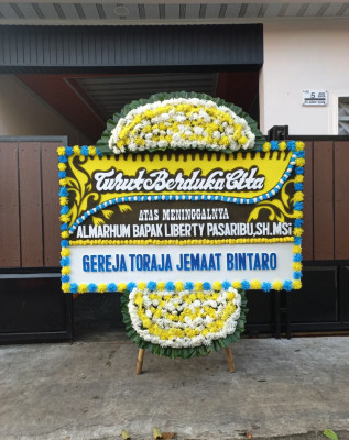 Papan Bunga Duka di Cimerang